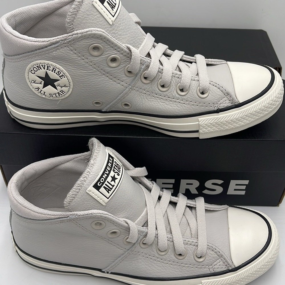 Converse Women's Chuck Taylor All Star High Top Sneakers - Light Gray - Picture 4 of 16